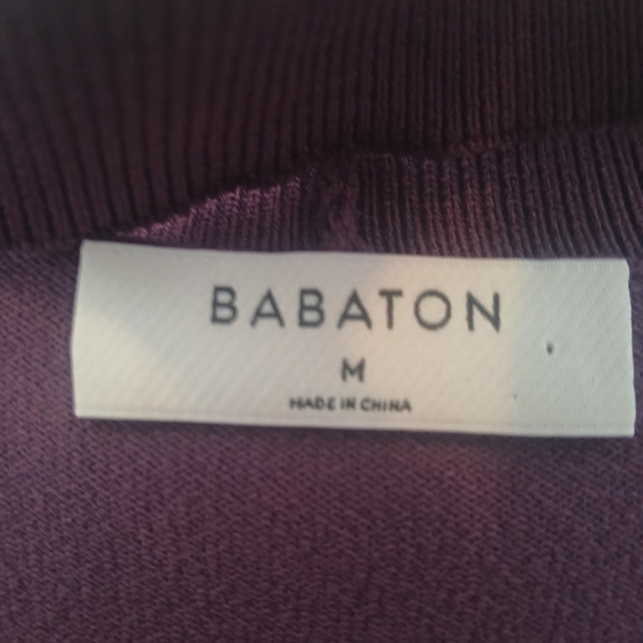 Babaton Deep Purple Yoga Top - Picture 3 of 5